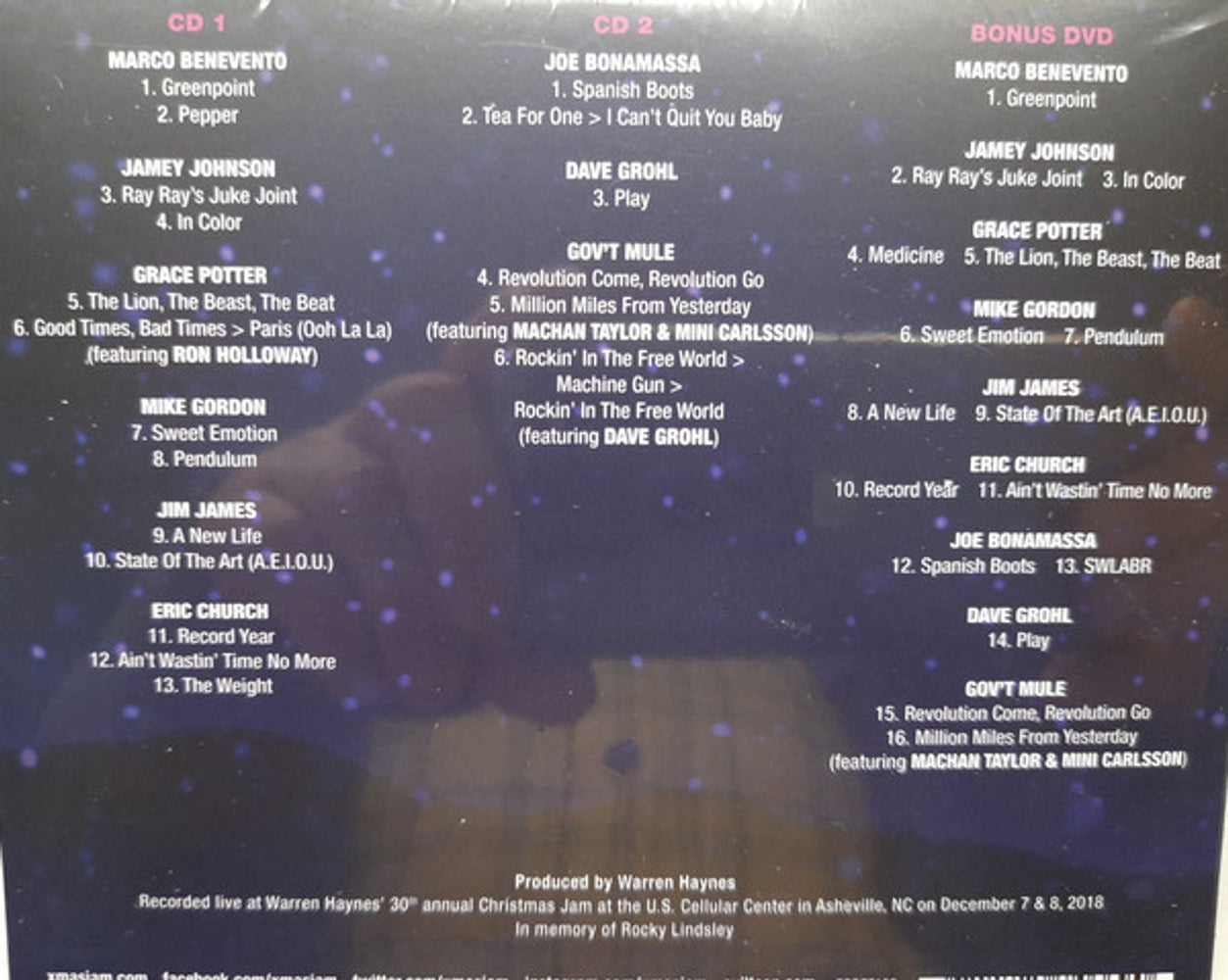 Warren Haynes – Warren Haynes Presents: The Benefit Concert Volume 20 (2-CD + DVD)