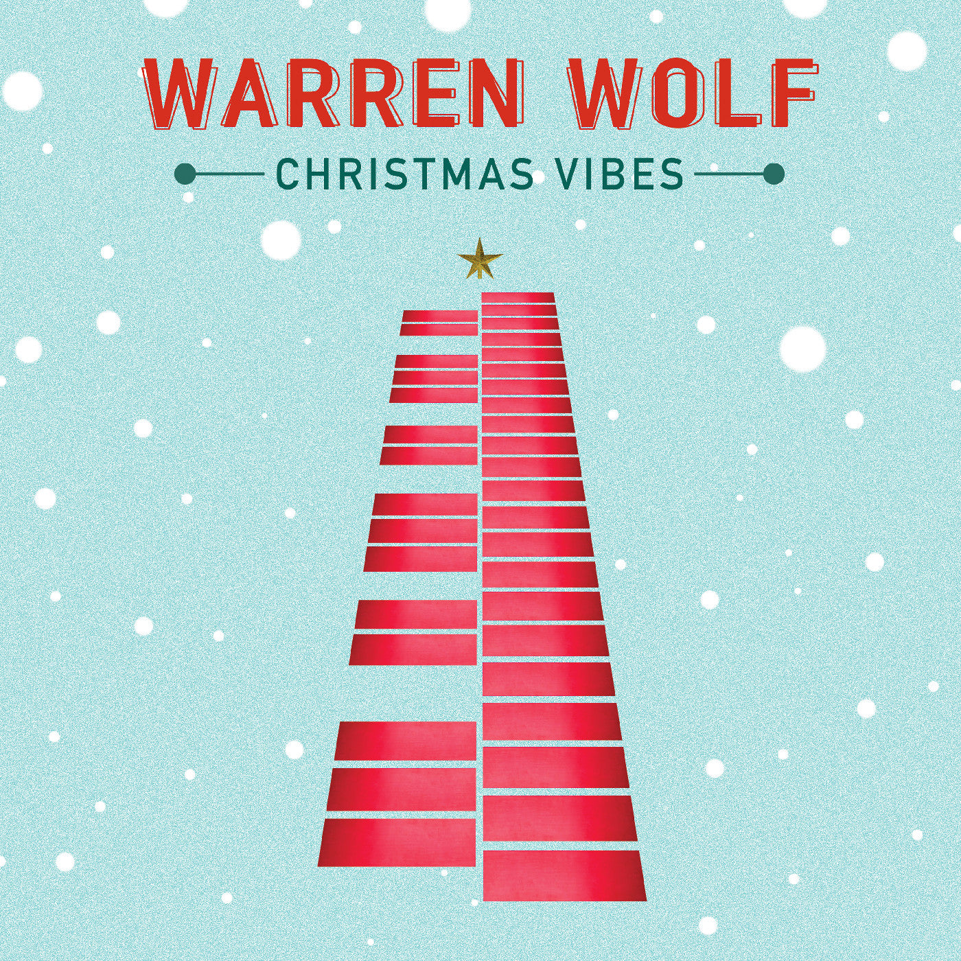 PRE-ORDER Warren Wolf - Christmas Vibes [Candy Cane Vinyl] [Vinyl] Vinyl Record