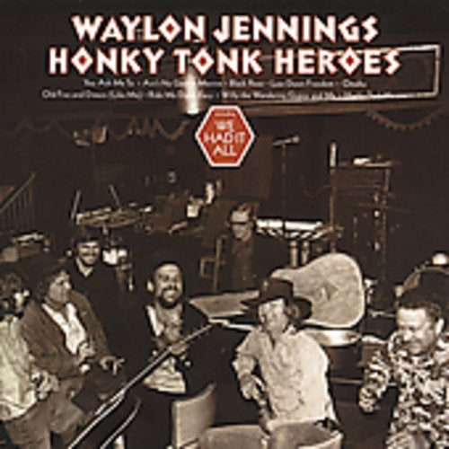 Waylon Jennings  Honky Tonk Heroes Limited Edition Rust Colored Vinyl Vinyl Record