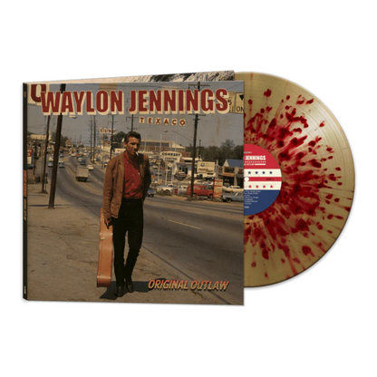 Waylon Jennings - Original Outlaw [Red Gold Splatter] Vinyl Record