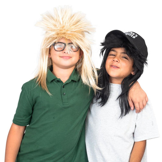 Wayne's World Garth and Wayne Youth Kids Halloween Costume Set