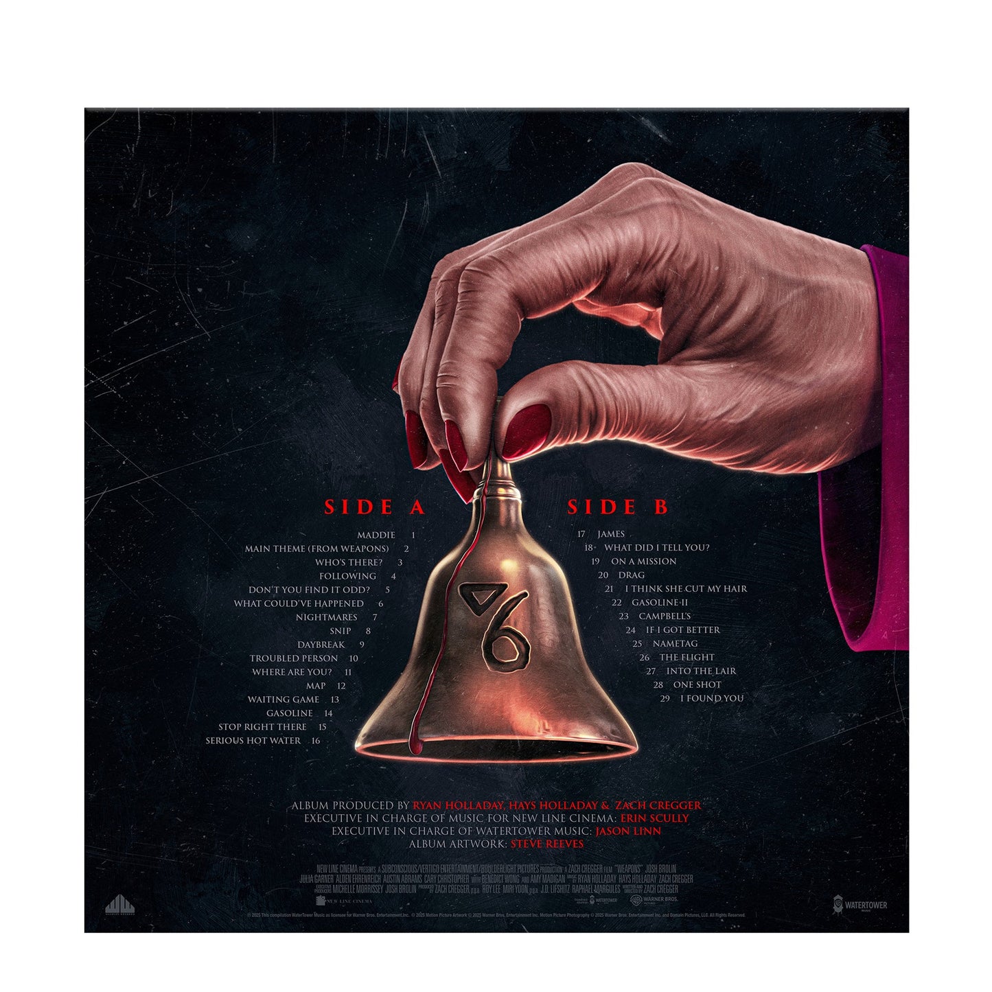 Weapons Original Soundtrack "Blood in the Water' (Limited Exclusive, Lenticular Cover) (Vinyl) Vinyl Record