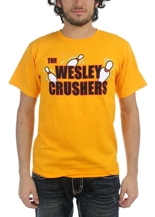 Wesley Crushers Bowling Gold Adult T-shirt