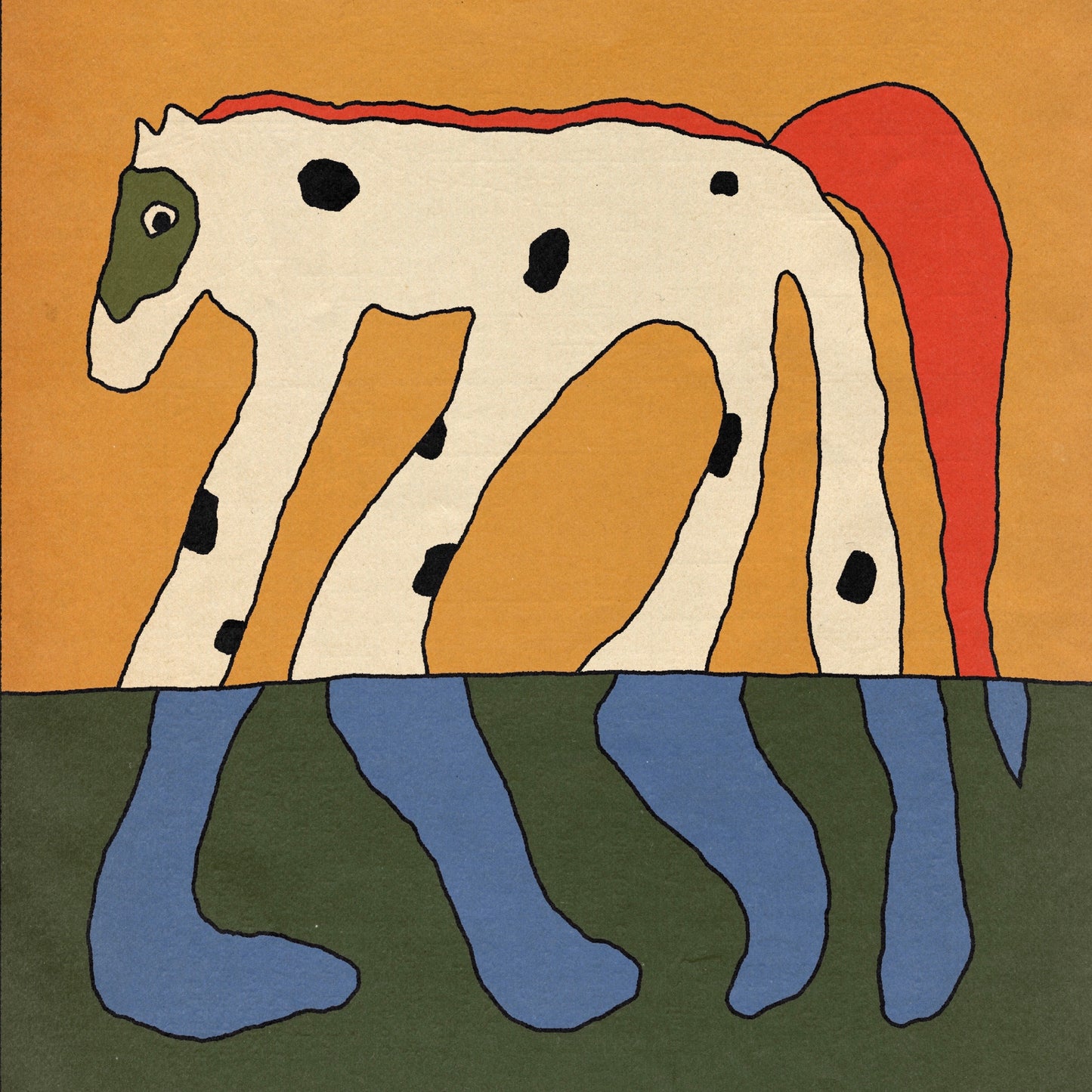 Being Dead - When Horses Would Run (Creamsicle Orange, W/ Download code) [Vinyl] Vinyl Record