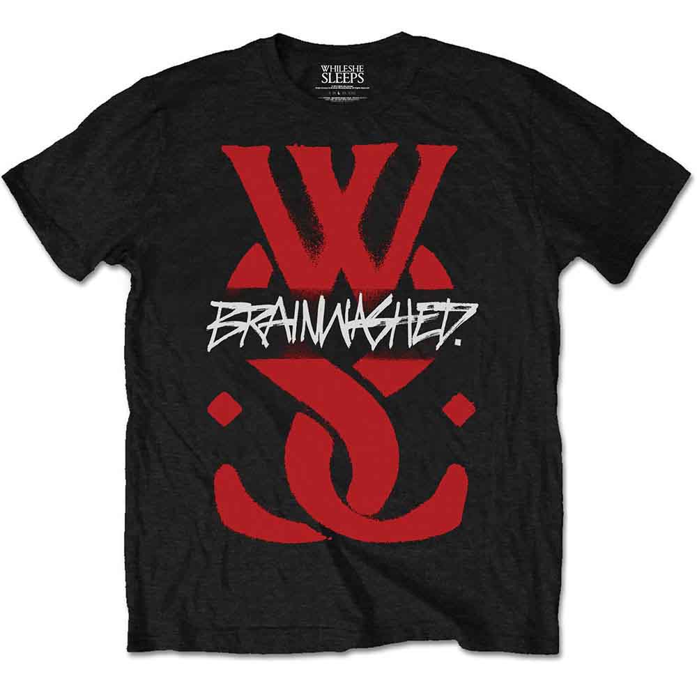 While She Sleeps Brainwashed Logo Mens T Shirt Officially Licensed