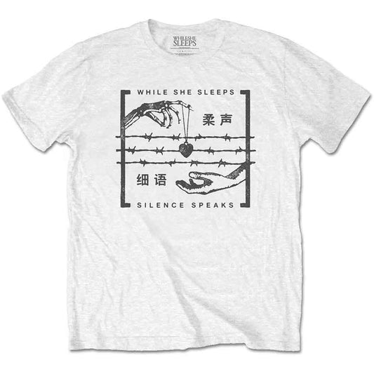While She Sleeps Silence Speaks [T-Shirt] Officially Licensed