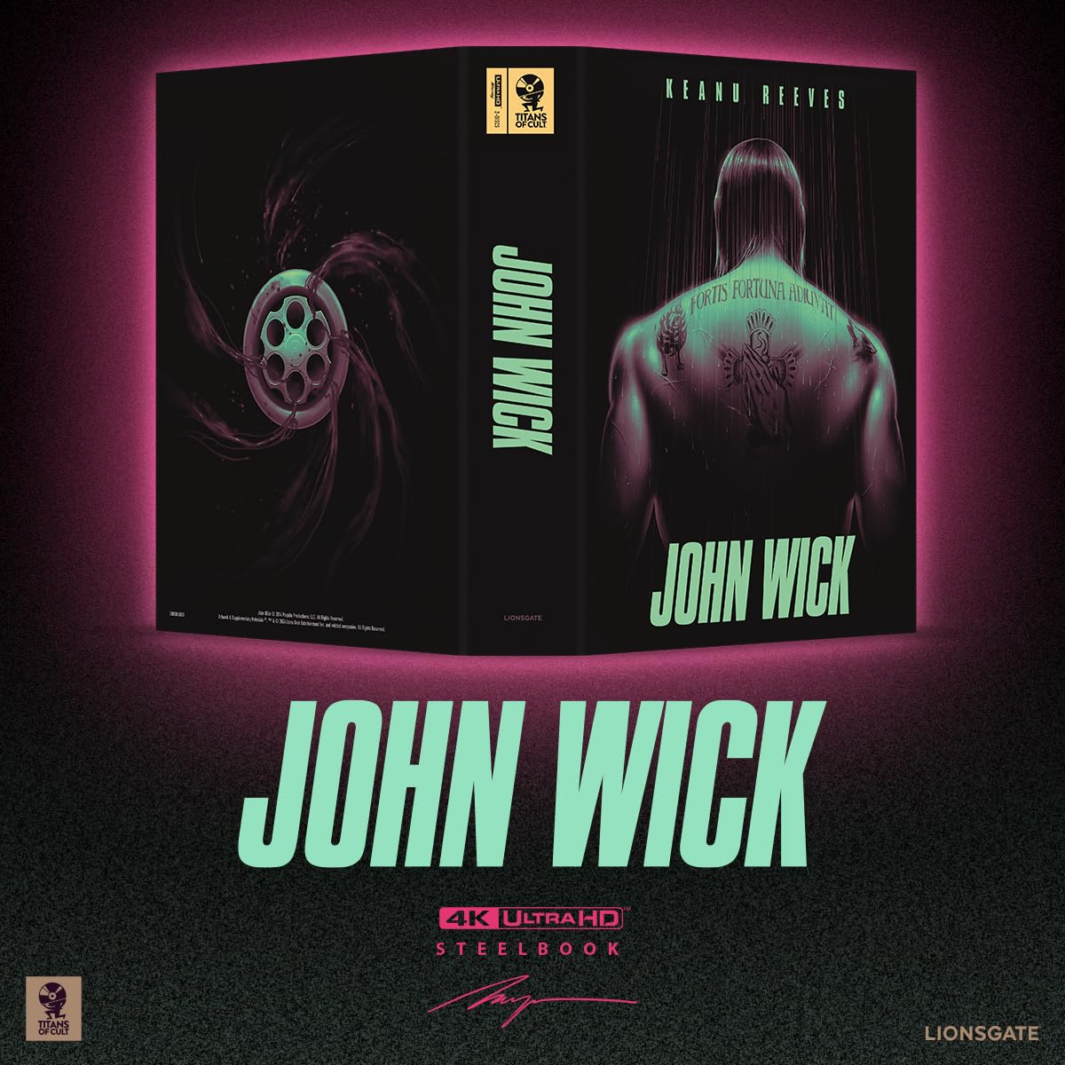 John Wick - Titans of Cult Steelbook (4K Ultra HD + Blu-ray + Digital)