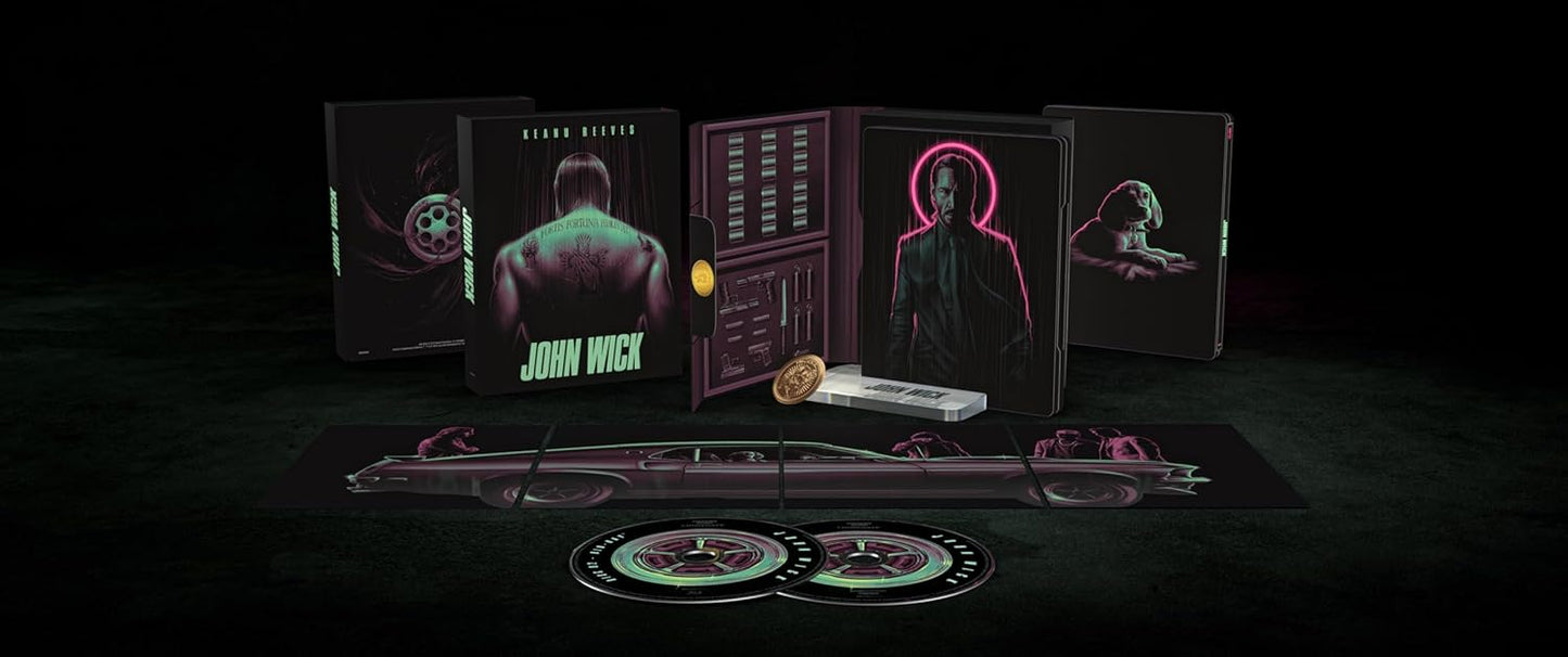 John Wick - Titans of Cult Steelbook (4K Ultra HD + Blu-ray + Digital)
