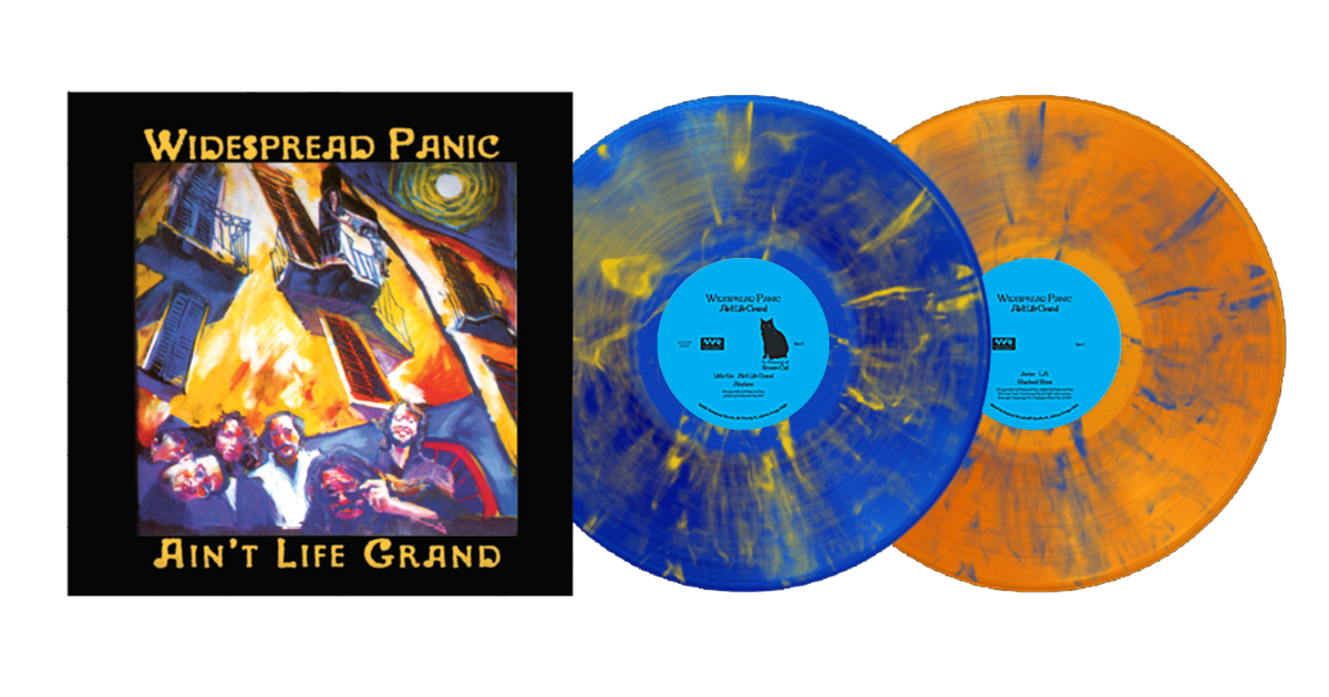 PRE-ORDER Widespread Panic - Ain'T Life Grand [Blue/Yellow Swirl & Orange/Blue Swirl] [2Lp] [Vinyl] Vinyl Record