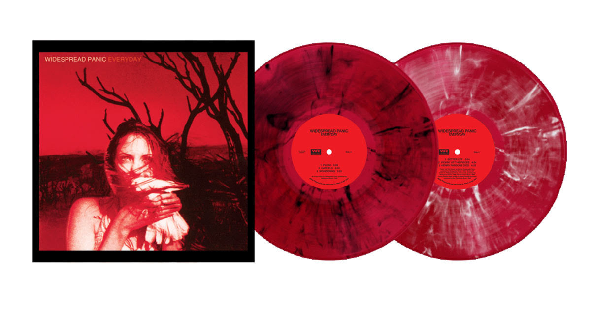 PRE-ORDER Widespread Panic - Everyday [Maroon/Black Swirl & Maroon/White Swirl] [2Lp] [Vinyl] Vinyl Record