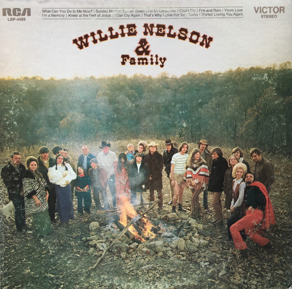 Willie Nelson & Family Limited Edition "Campfire Quad" Colored Vinyl Vinyl Record