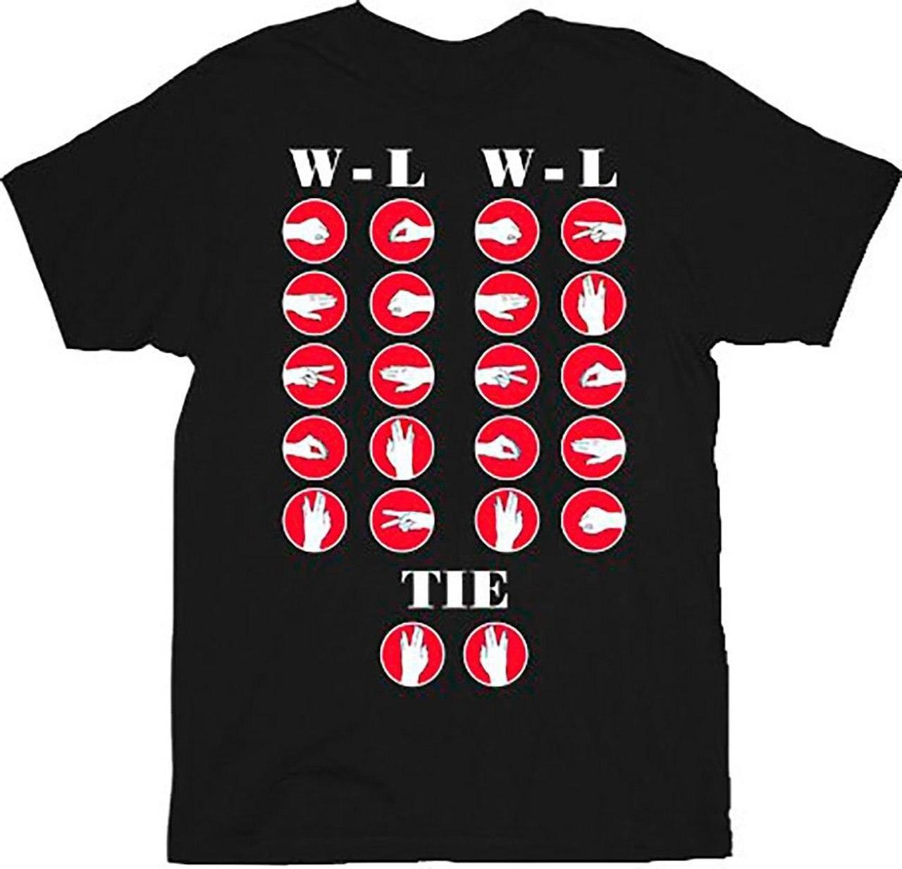 Winners and Losers of Rock, Paper, Scissors, Lizard, Spock T-shirt