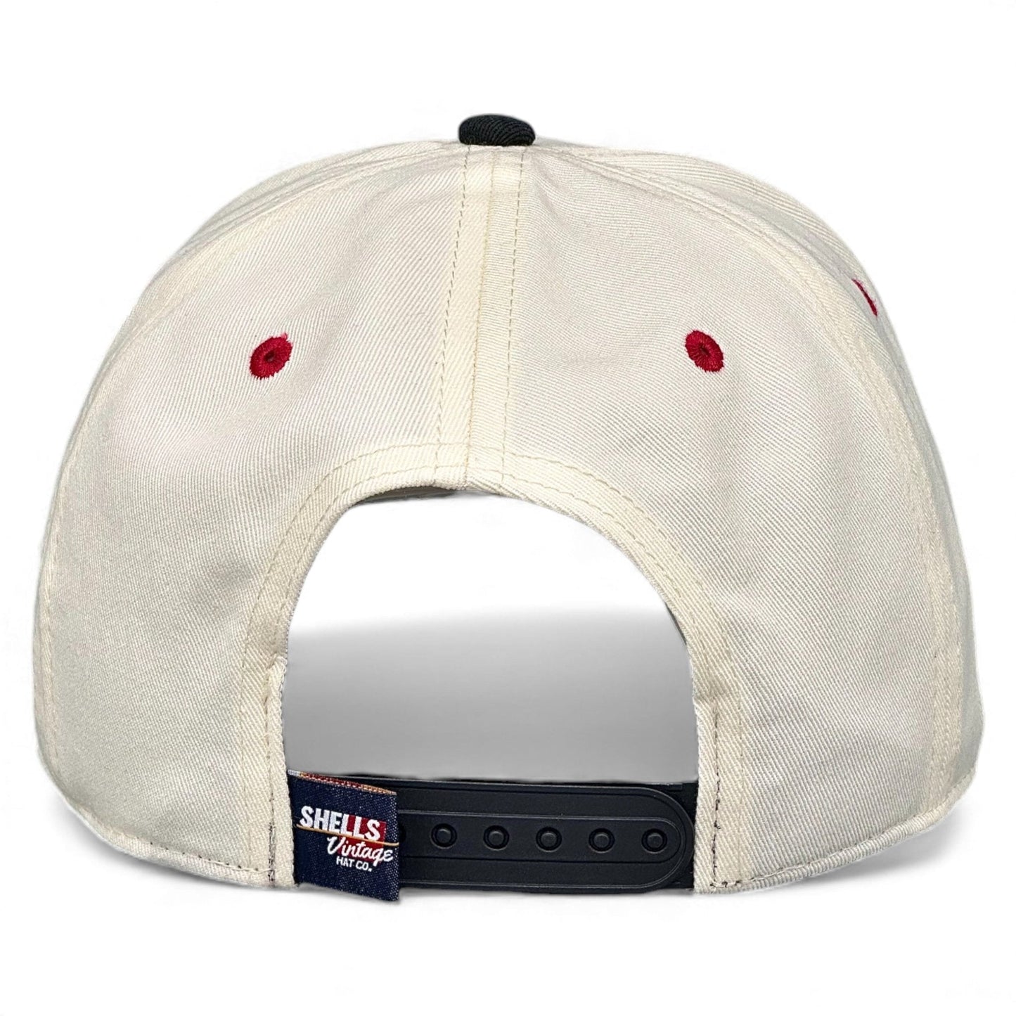Wisconsin Snapback Hat - The Watt (Cream/Black)