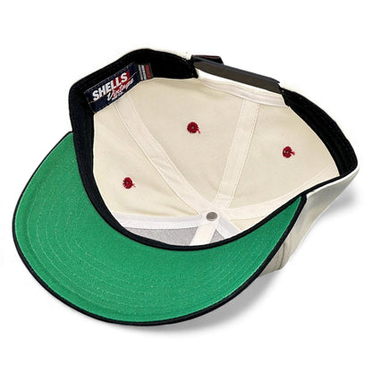 Wisconsin Snapback Hat - The Watt (Cream/Black)