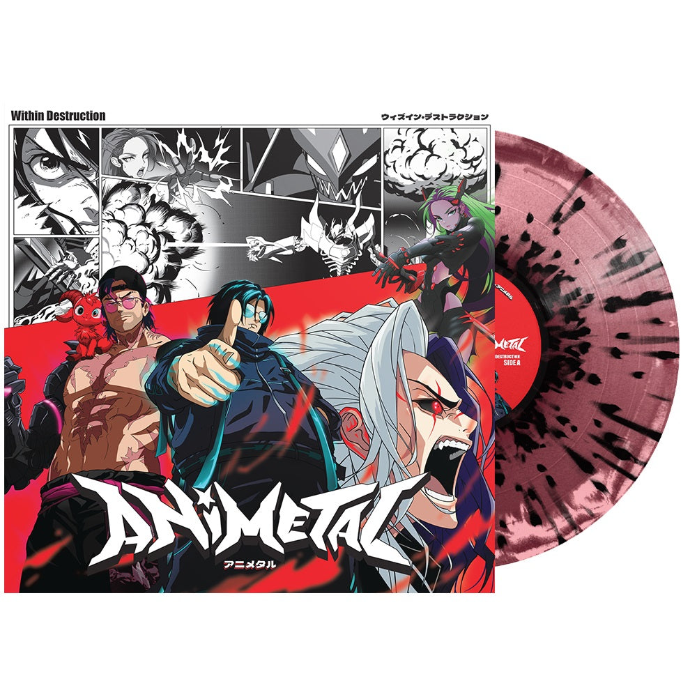 Animetal [Explicit Content] (Indie Exclusive, Limited Edition, Burgundy/ Pink & Black Splatter Colored Vinyl) Vinyl Record