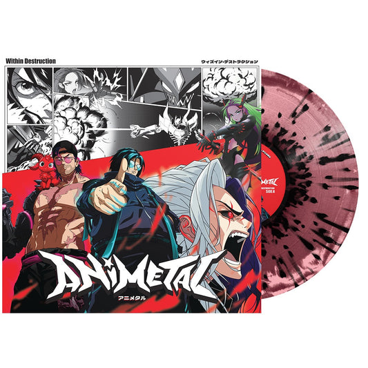 Animetal [Explicit Content] (Indie Exclusive, Limited Edition, Burgundy/ Pink & Black Splatter Colored Vinyl) Vinyl Record