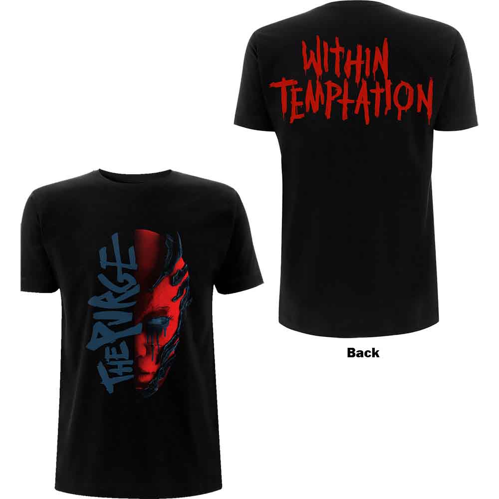 Within Temptation Purge Outline (Red Face) [T-Shirt]