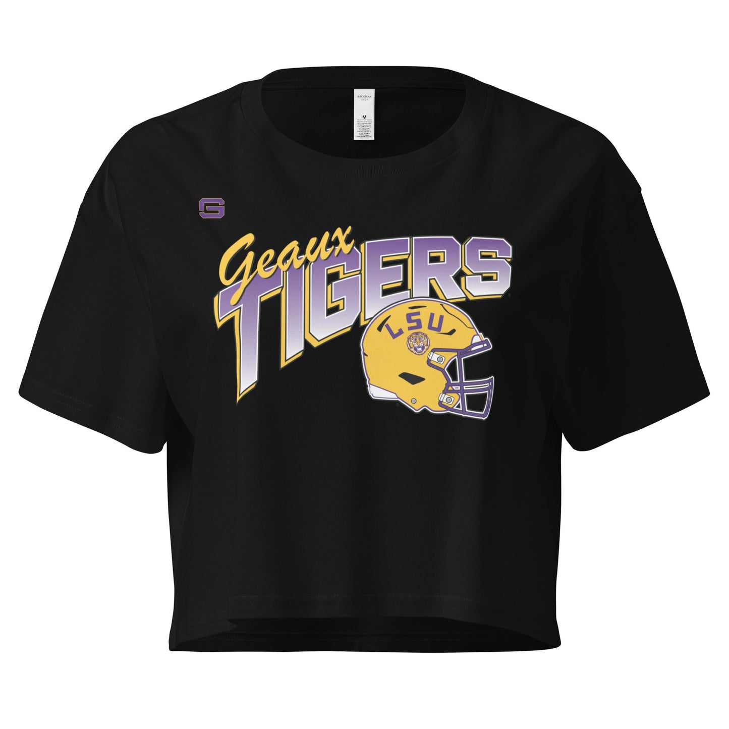 LSU Football Retro Women’s Crop Top