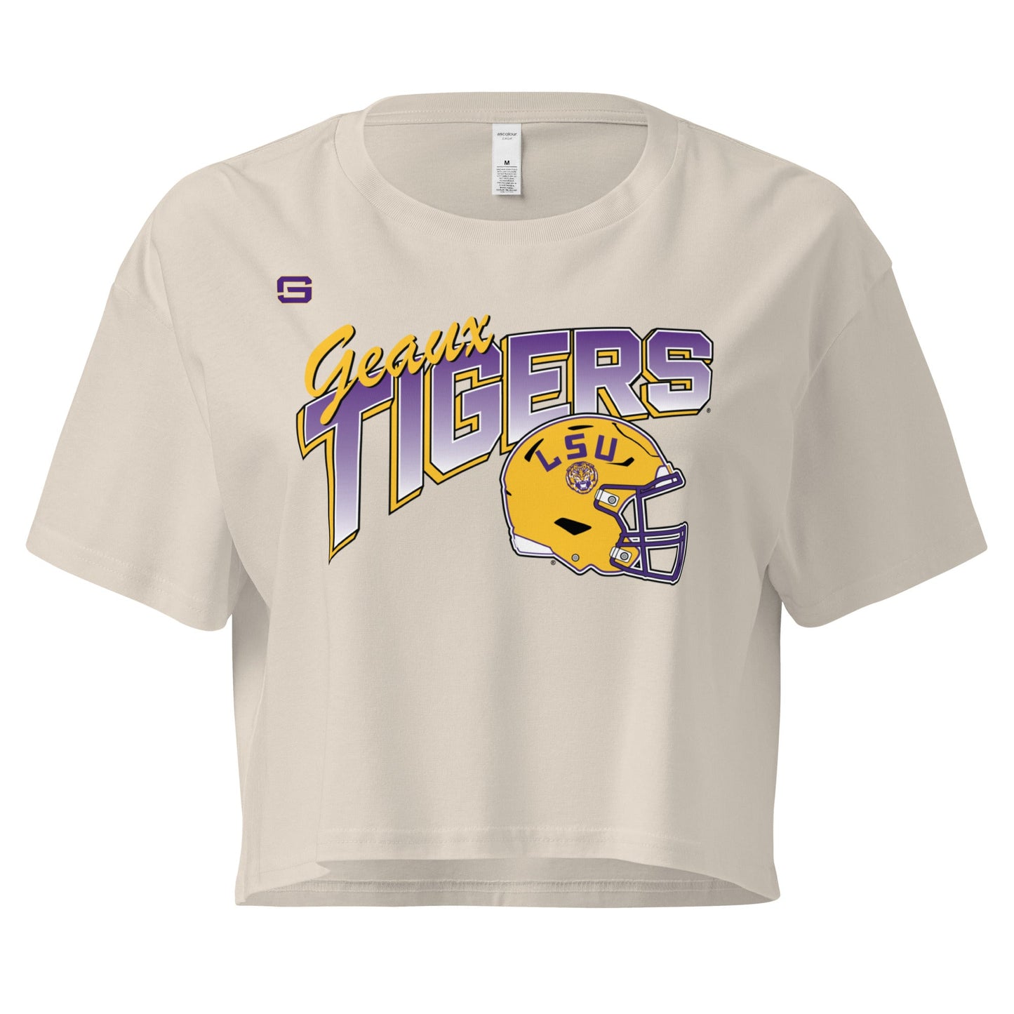 LSU Football Retro Women’s Crop Top