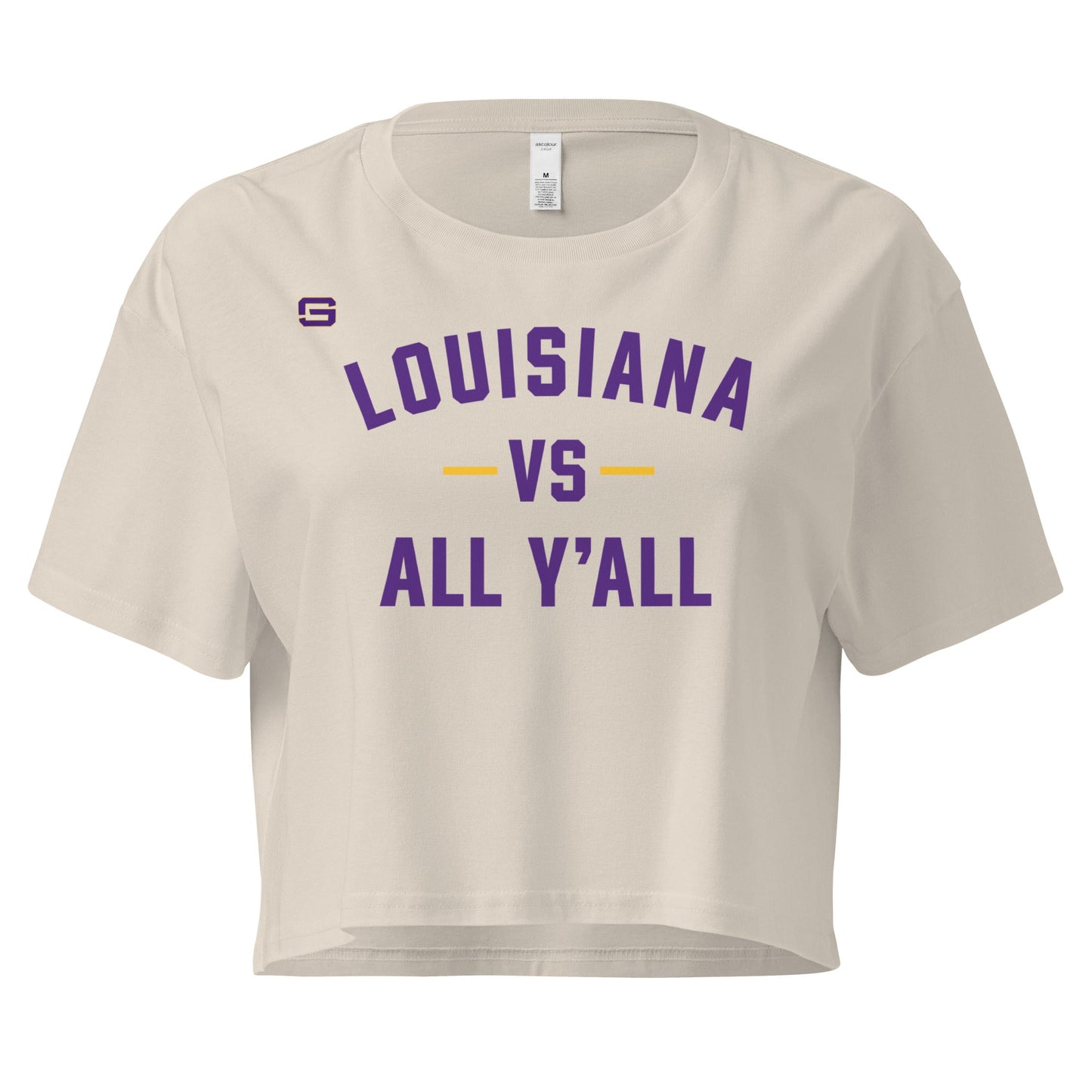 Louisiana Vs. All Y'all Women’s Crop Top
