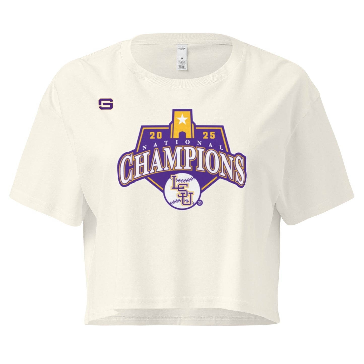 LSU Baseball National Championship Logo Women’s Crop Top