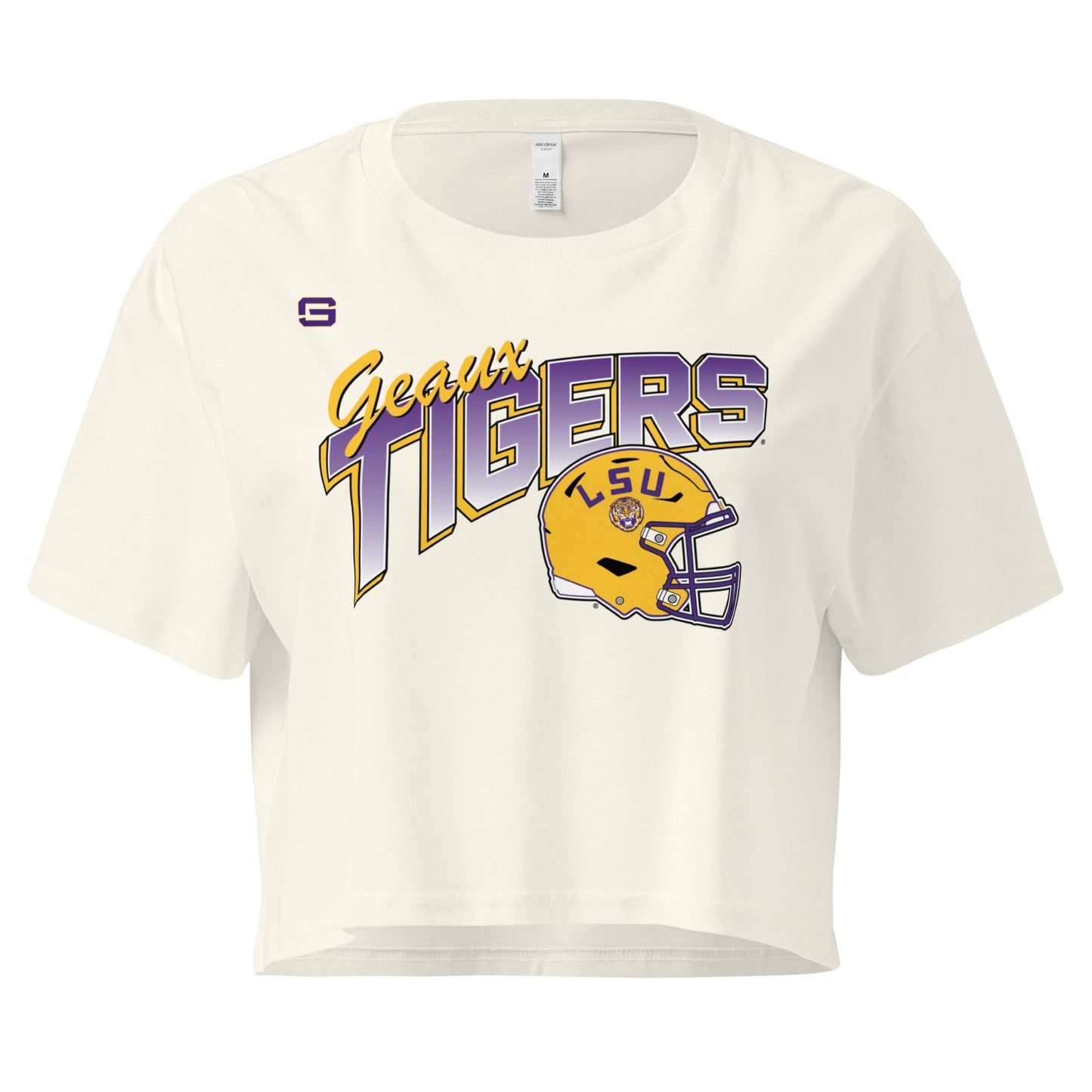 LSU Football Retro Women’s Crop Top