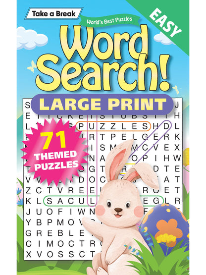 World's Best Puzzle- Word Search 25.03.07: Large Print, Over 71 Puzzles, Easter Themed Easy Viewing Puzzles, The Perfect Way To Unwind & Sharpen Your Brain!