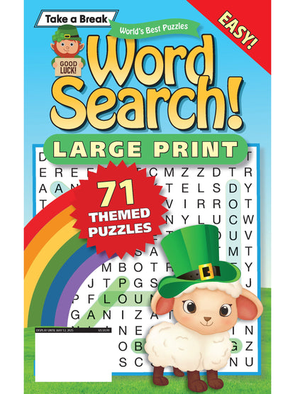 World's Best Puzzle - Word Search 25.02.07: 71 Large Print Themed Puzzles, St. Patrick's Day Edition! Time To Unwind, Relax, Solve & Embrace The Gold & Luck With This Festive Word Search!