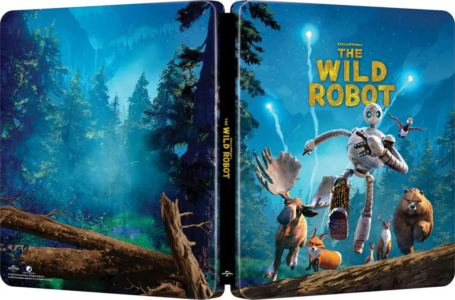 The Wild Robot - Limited Edition Steelbook (4K Ultra HD + Blu-ray + Digital)