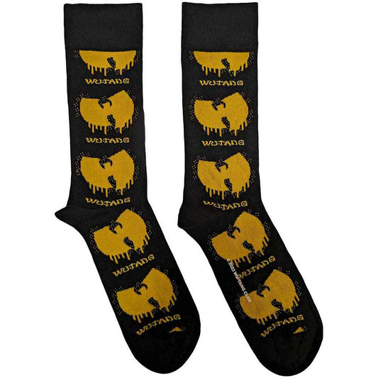 Wu-tang Clan Dripping Logo Socks Officially Licensed