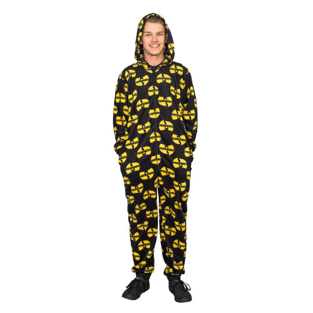 Wu-Tang Clan Logo Adult Pajama Union Suit Officially Licensed
