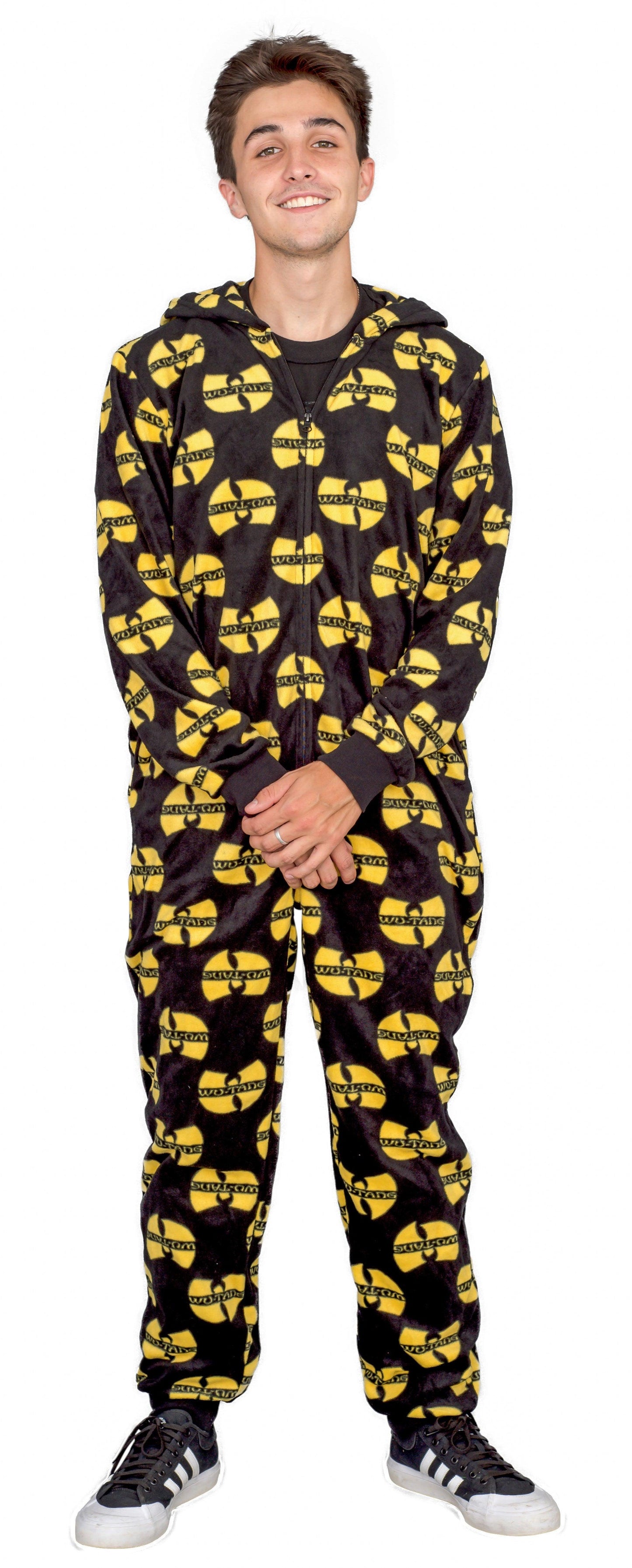 Wu-Tang Clan Logo Adult Pajama Union Suit Officially Licensed
