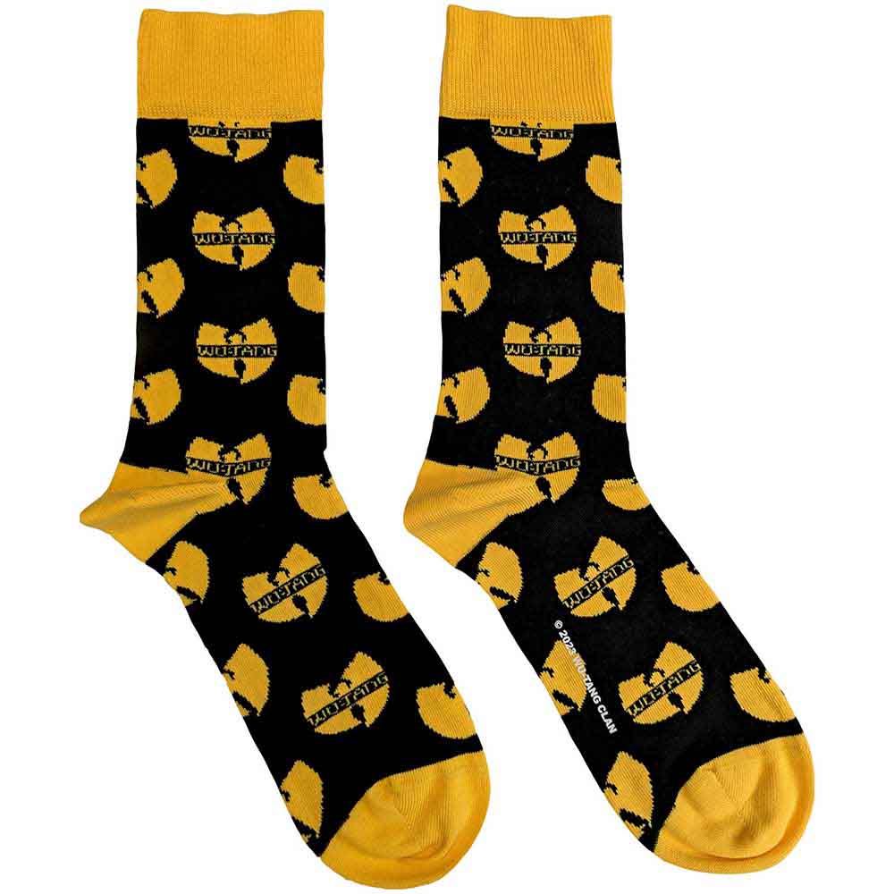 Wu-Tang Clan Logo Repeat Socks Officially Licensed