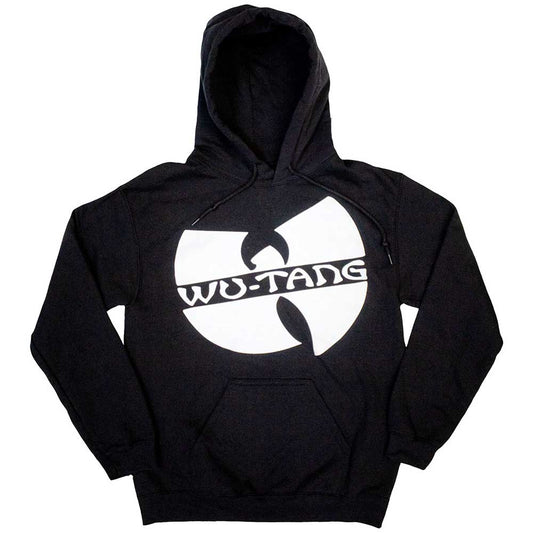 Wu-Tang Clan Slanted Logo Mono Mens Sweatshirt Hoodie Black Officially Licensed