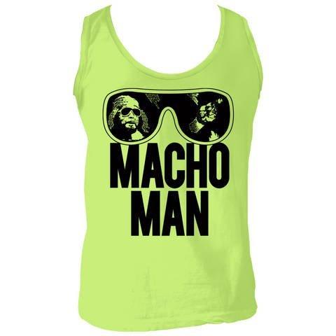 WWE Old School Macho Man Glasses Tank Top Shirt