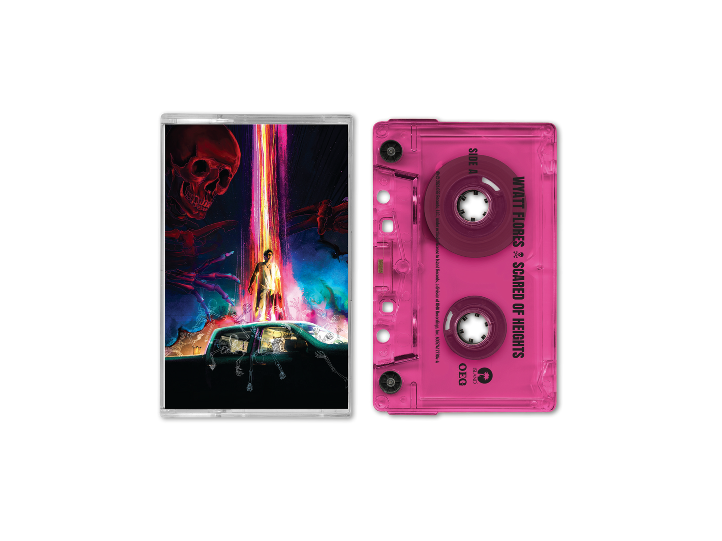 Wyatt Flores - Scared Of Heights [Pink Cassette] Music Cassette Tape