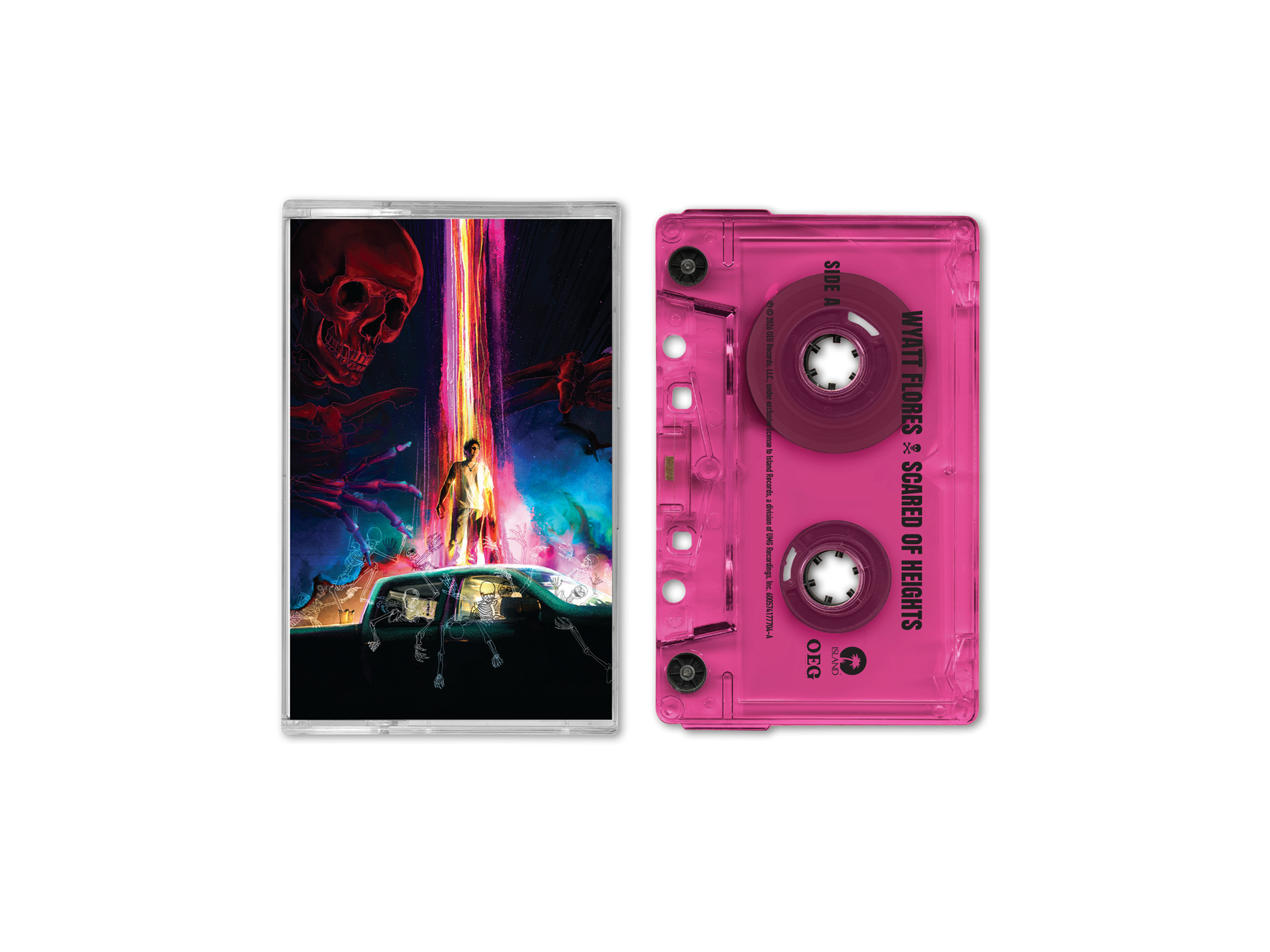 Wyatt Flores - Scared Of Heights [Pink Cassette] Music Cassette Tape