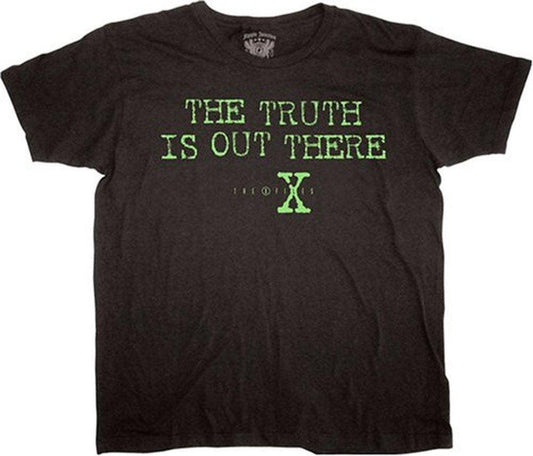 X Files The Truth is Out There Mens T Shirt Black