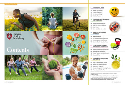Harvard Health - New Year, New You: Roadmap To Personal Success, Boost Brainpower, Routines To Build Strength, Stay Active, Improve Sleep & Eating, Reduce Stress, Sustainable Weight Management & More!