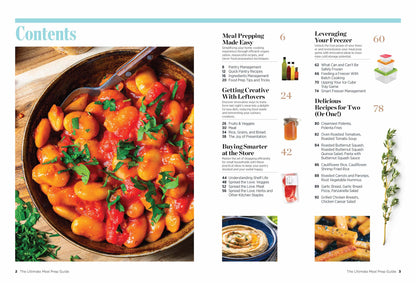 Meal Prep Guide - Cooking for Two Made Easy: Creative Shopping and Prepping Advice, Small-Batch Cooking Techniques, Great Original Recipes, and Cool Tricks for Creatively Reinventing Leftovers