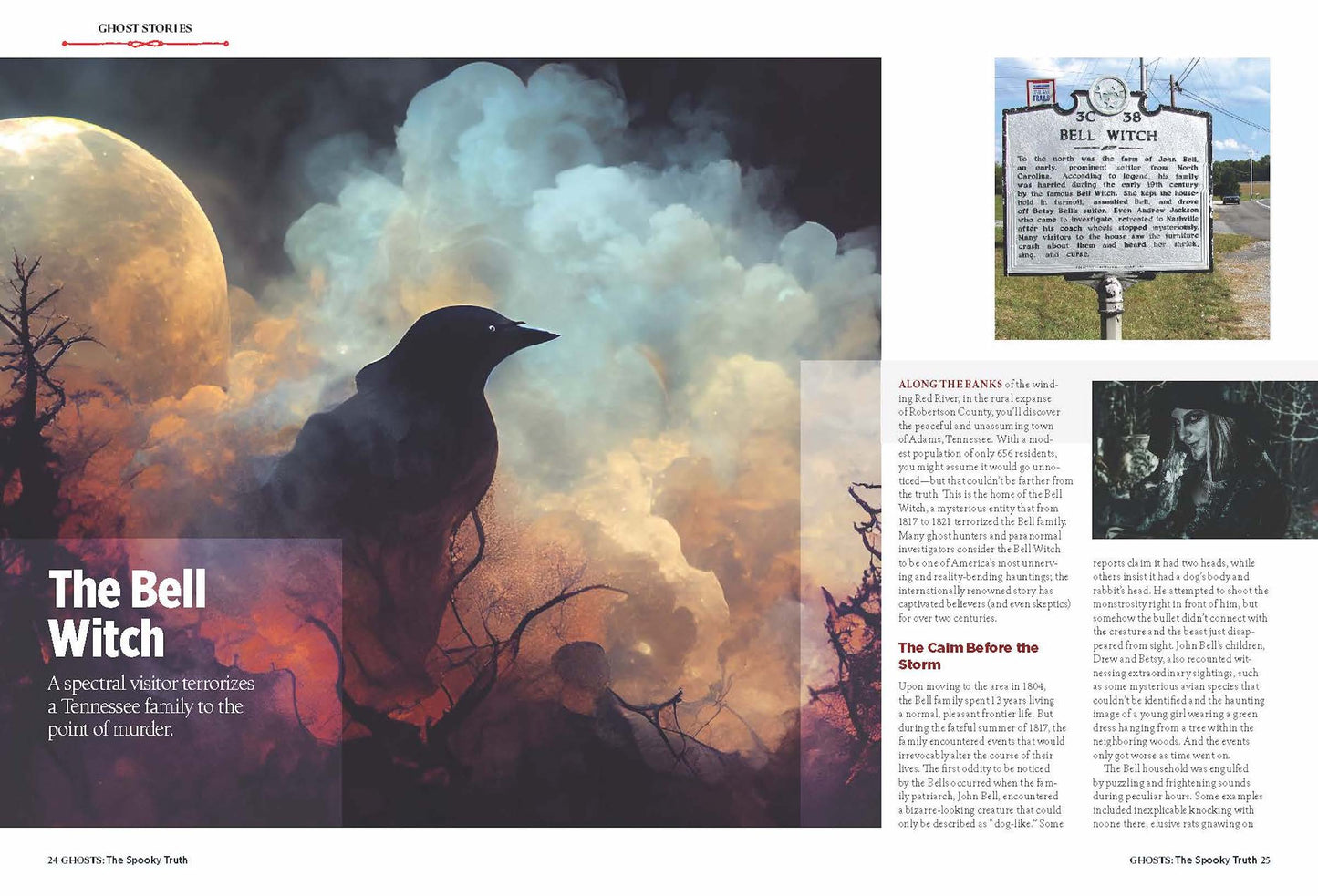 Ghosts - True Tales of Terror: The Gray Man, The Bell Witch, Huggin' Molly, Tales Behind, The Conjuring, The Lizzie Borden House & The Hotel From The Shining + Other Miserable Souls Who Wont Rest