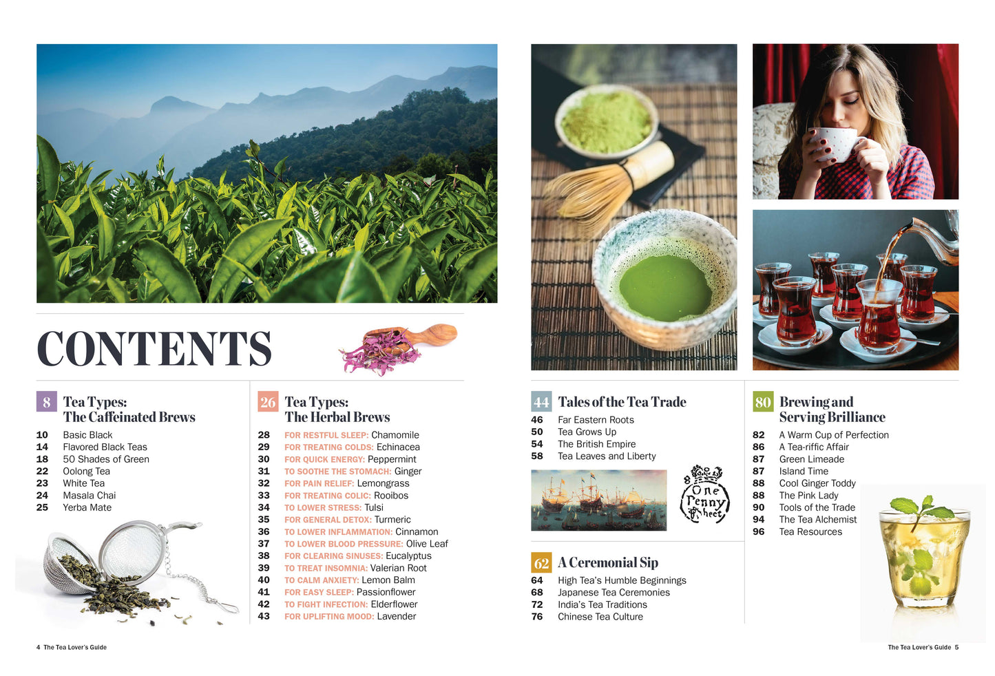 Tea Lover's Handbook - Steeping & Serving Tips For Thousands Of Varieties, Flavor & Chemical Profiles, Earl Grey, Chamomile, Caffeinated Brews, Herbal Tea For Sleep, Cold, Inflammation, Anxiety & More