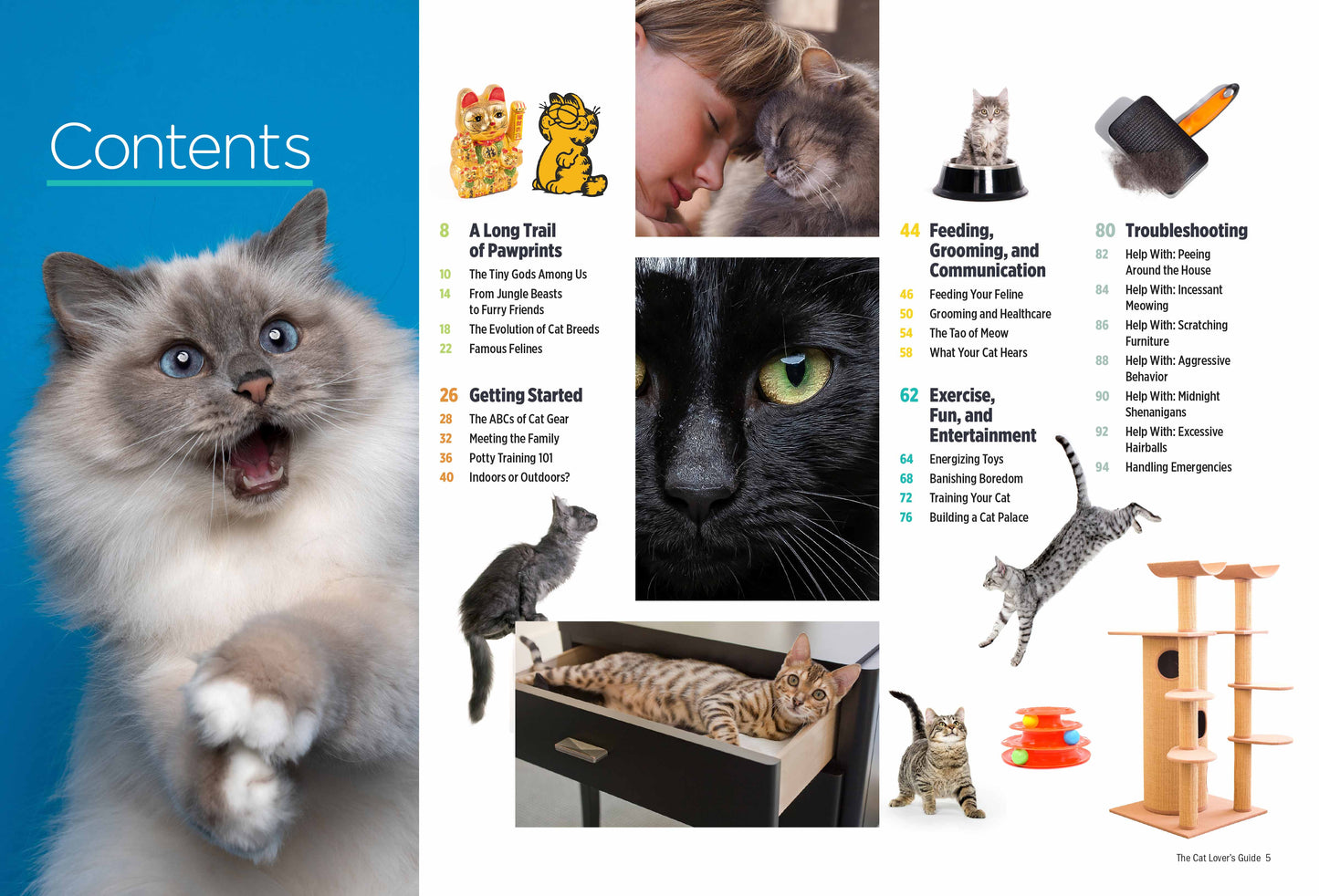 Cat Parent's Guide - Your Complete Reference Guide: Advice On Gear, Grooming, Hairball, Food, Toys, Vet, Cat Palaces, Catnip, Litter Box, Potty Training, Solutions For Furniture Scratching & Pee Odor!