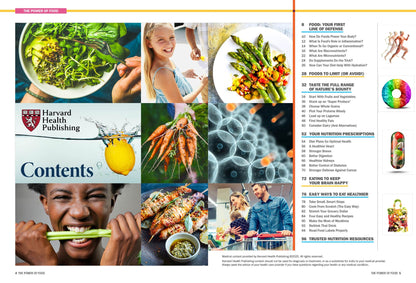 Harvard Health - The Power Of Food: How Smart Food Choices Boost Longevity, Eat Healthier, Live Longer, Nutrition Secrets, Weight Management, Unlock The Science Of Lasting Wellness & More!