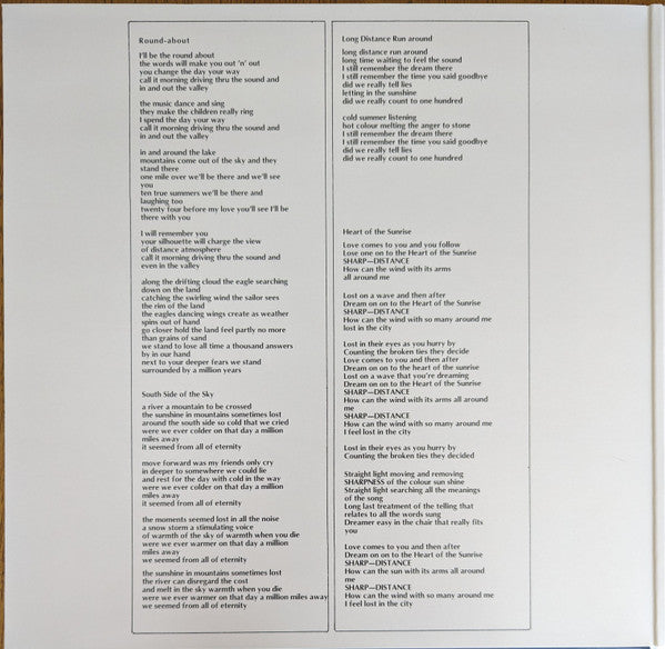 Yea Fragile (CLEAR VINYL) Vinyl Record