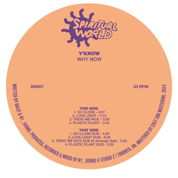 Y'Know - Why Now [12"] [Vinyl] Vinyl Record