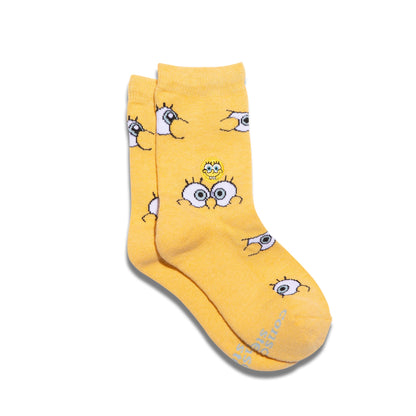 SpongeBob Squarepants Kids Youth Socks Yellow that Protect Oceans