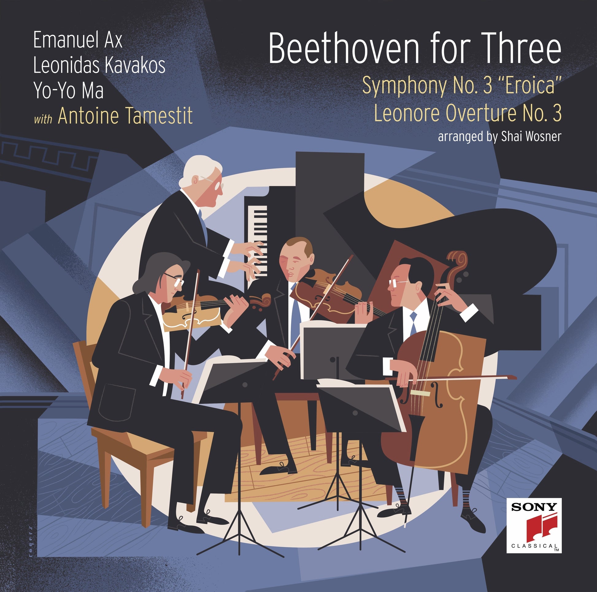 Yo-Yo Ma / Leonidas Kavakos / Emanuel Ax / Antoine - Beethoven For Three: Symphony No. 3 "Eroica" And Leonore Overture No. 3 [CD] Music CD