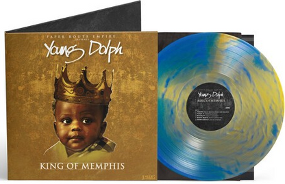 Young Dolph - King of Memphis (10th Anniversary Edition) [Explicit Content] (Limited Edition, Royalty Blue & Gold Galaxy Colored Vinyl) [Vinyl] Vinyl Record