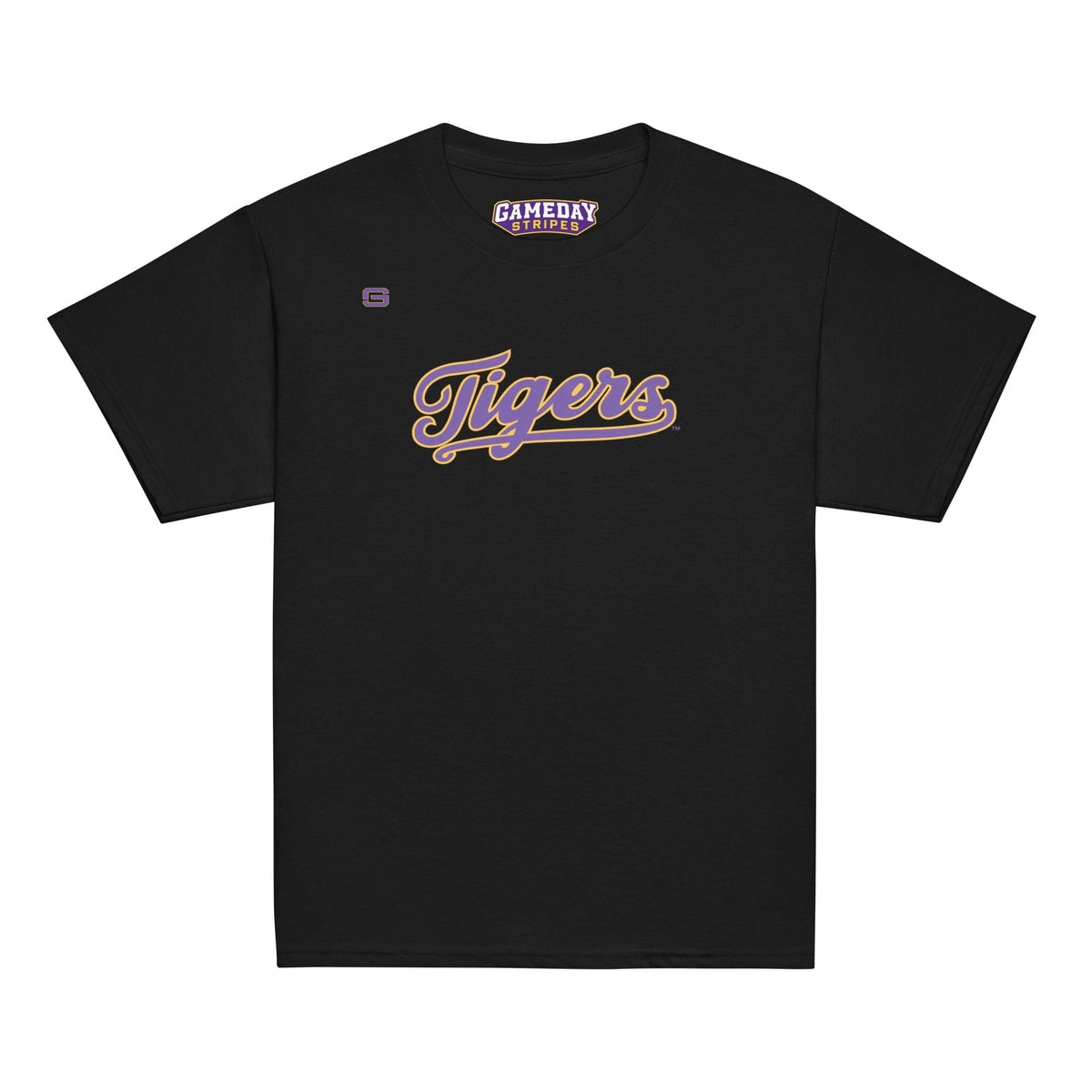 LSU Baseball Tigers Script T-Shirt - Youth